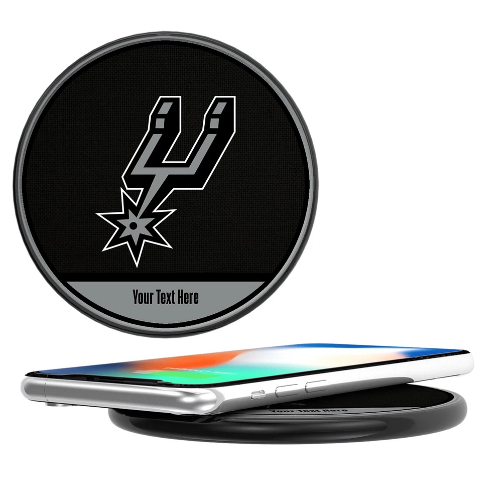 San Antonio Spurs Personalized 10-Watt Wireless Phone Charger
