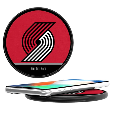 Portland Trail Blazers Personalized 10-Watt Wireless Phone Charger