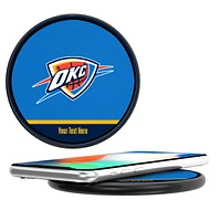 Oklahoma City Thunder Personalized 10-Watt Wireless Phone Charger