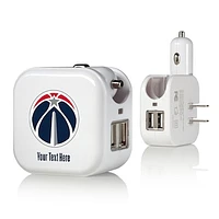 Washington Wizards Personalized 2-In-1 USB Charger