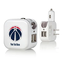 Washington Wizards Personalized 2-In-1 USB Charger