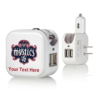 Washington Mystics Personalized 2-In-1 USB Charger