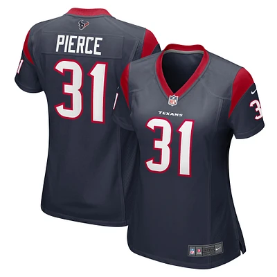 Women's Nike Dameon Pierce Navy Houston Texans Game Player Jersey