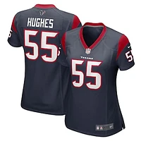 Women's Nike Jerry Hughes Navy Houston Texans Game Player Jersey