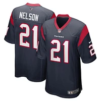 Men's Nike Steven Nelson Navy Houston Texans Game Player Jersey