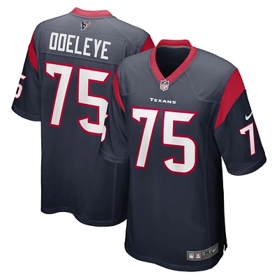 Men's Nike Adedayo Odeleye Navy Houston Texans Game Player Jersey