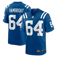 Men's Nike Arlington Hambright Royal Indianapolis Colts Game Player Jersey