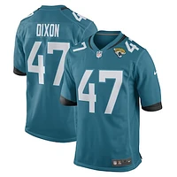 Men's Nike Teal De'Shaan Dixon Jacksonville Jaguars Team Game Player Jersey