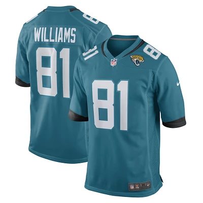 Men's Nike Seth Williams Teal Jacksonville Jaguars Game Player Jersey