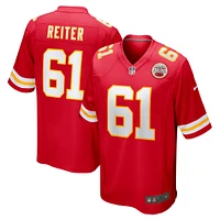 Men's Nike Austin Reiter Red Kansas City Chiefs Game Player Jersey