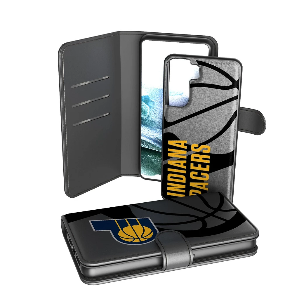 Indiana Pacers Samsung Galaxy Monocolor Wallet Case