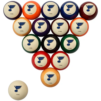 Imperial Cream St. Louis Blues Retro Billiard Ball Set