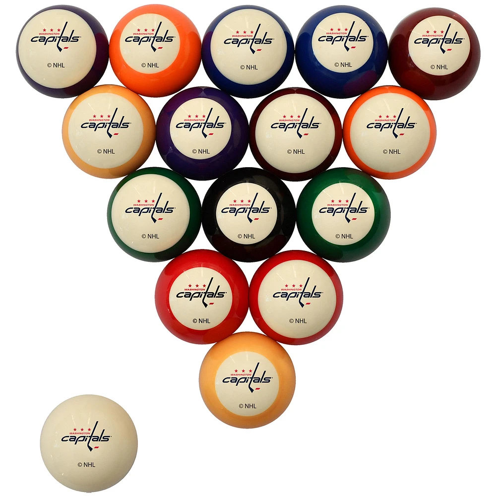 Imperial Cream Washington Capitals Retro Billiard Ball Set