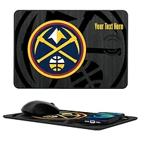 Denver Nuggets Personalized Wireless Charger & Mouse Pad