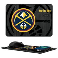 Denver Nuggets Personalized Wireless Charger & Mouse Pad