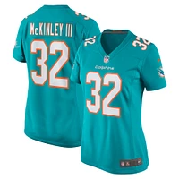 Women's Nike Verone McKinley III Aqua Miami Dolphins Game Player Jersey