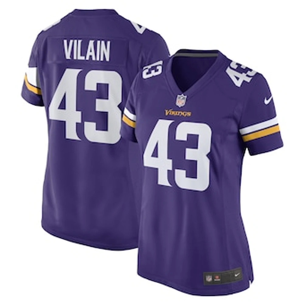 Women's Nike Luiji Vilain Purple Minnesota Vikings Game Player Jersey