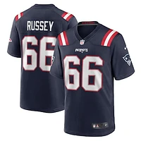 Men's Nike Kody Russey Navy New England Patriots Game Player Jersey