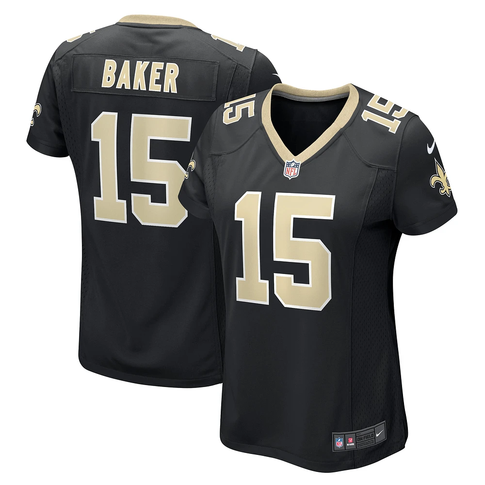 Women's Nike Kawaan Baker Black New Orleans Saints Game Player Jersey