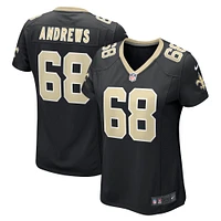 Women's Nike Josh Andrews Black New Orleans Saints Game Player Jersey