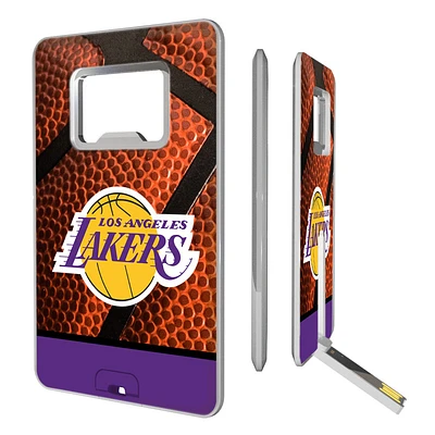 Los Angeles Lakers Basketball Credit Card USB Drive & Bottle Opener