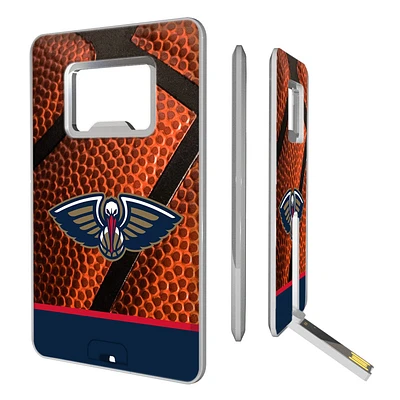 New Orleans Pelicans Basketball Credit Card USB Drive & Bottle Opener