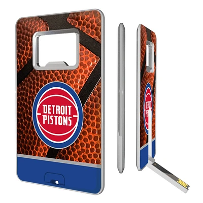 Detroit Pistons Basketball Credit Card USB Drive & Bottle Opener