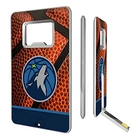 Minnesota Timberwolves Basketball Credit Card USB Drive & Bottle Opener