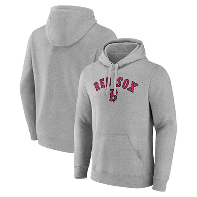 Men's Gray Boston Red Sox Wahconah Pullover Hoodie
