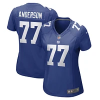 Women's Nike Jack Anderson Royal New York Giants Game Player Jersey