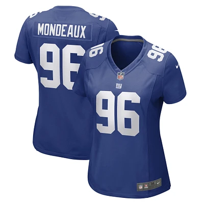 Women's Nike Henry Mondeaux Royal New York Giants Game Player Jersey