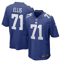 Men's Nike Justin Ellis Royal New York Giants Game Player Jersey