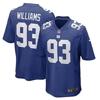 Men's Nike Nick Williams Royal New York Giants Game Player Jersey