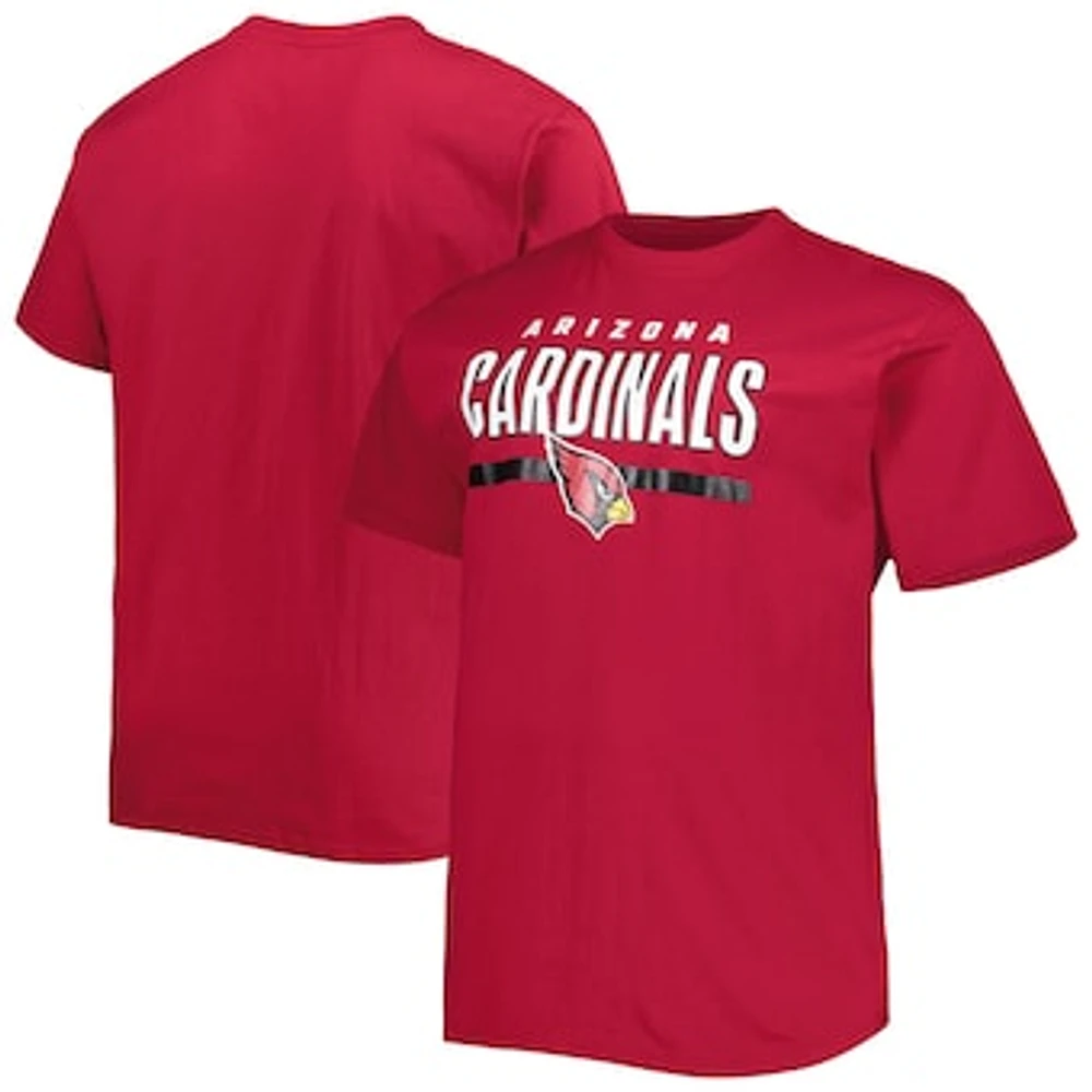 Men's Fanatics Cardinal Arizona Cardinals Big & Tall Speed & Agility T-Shirt