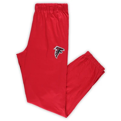 Men's Fanatics Red Atlanta Falcons Big & Tall Tracking Lightweight Pajama Pants