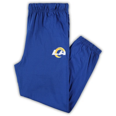 Men's Fanatics Royal Los Angeles Rams Big & Tall Tracking Lightweight Pajama Pants