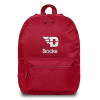 Youth Red Dayton Flyers Personalized Backpack