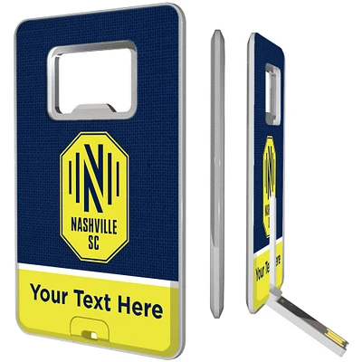 Nashville SC Personalized Credit Card USB Drive & Bottle Opener