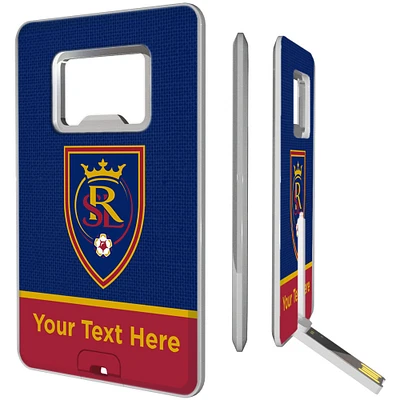 Real Salt Lake Personalized Credit Card USB Drive & Bottle Opener