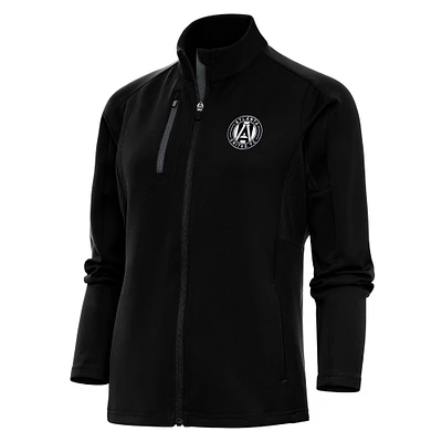 Women's Antigua Atlanta United FC Brushed Metallic Logo Generation Full-Zip Jacket