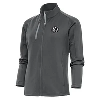 Women's Antigua Atlanta United FC Brushed Metallic Logo Generation Full-Zip Jacket
