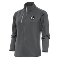Women's Antigua Atlanta United FC Brushed Metallic Logo Generation Full-Zip Jacket