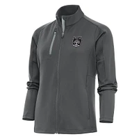Women's Antigua Austin FC Brushed Metallic Logo Generation Full-Zip Jacket