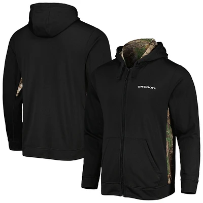 Men's Dunbrooke Black/Camo Oregon Ducks Decoy Full-Zip Hoodie