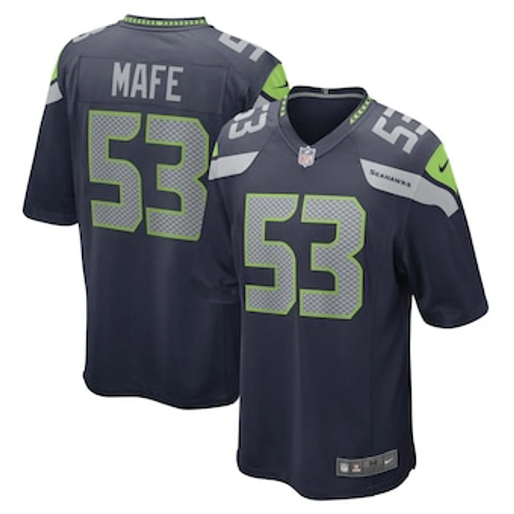 Men's Nike Boye Mafe College Navy Seattle Seahawks Game Player Jersey