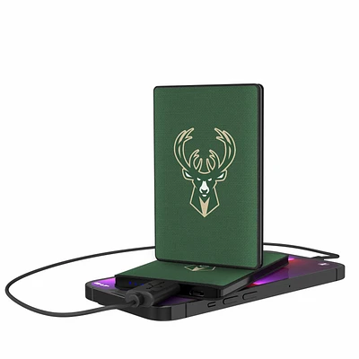 Milwaukee Bucks Solid Design 2500mAh Credit Card Powerbank