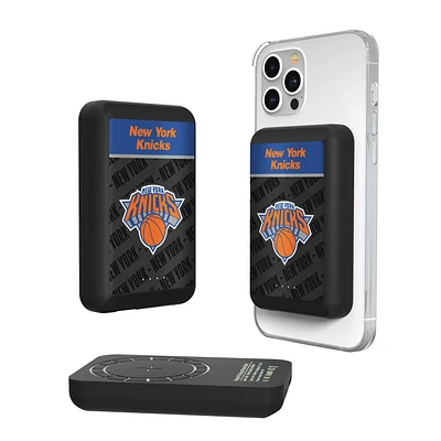 New York Knicks Endzone Design 5000mAh Wireless Mag Power Bank