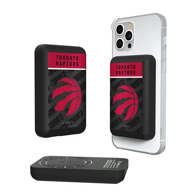 Toronto Raptors Endzone Design 5000mAh Wireless Mag Power Bank