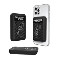 San Antonio Spurs Endzone Design 5000mAh Wireless Mag Power Bank