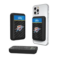 Oklahoma City Thunder Endzone Design 5000mAh Wireless Mag Power Bank